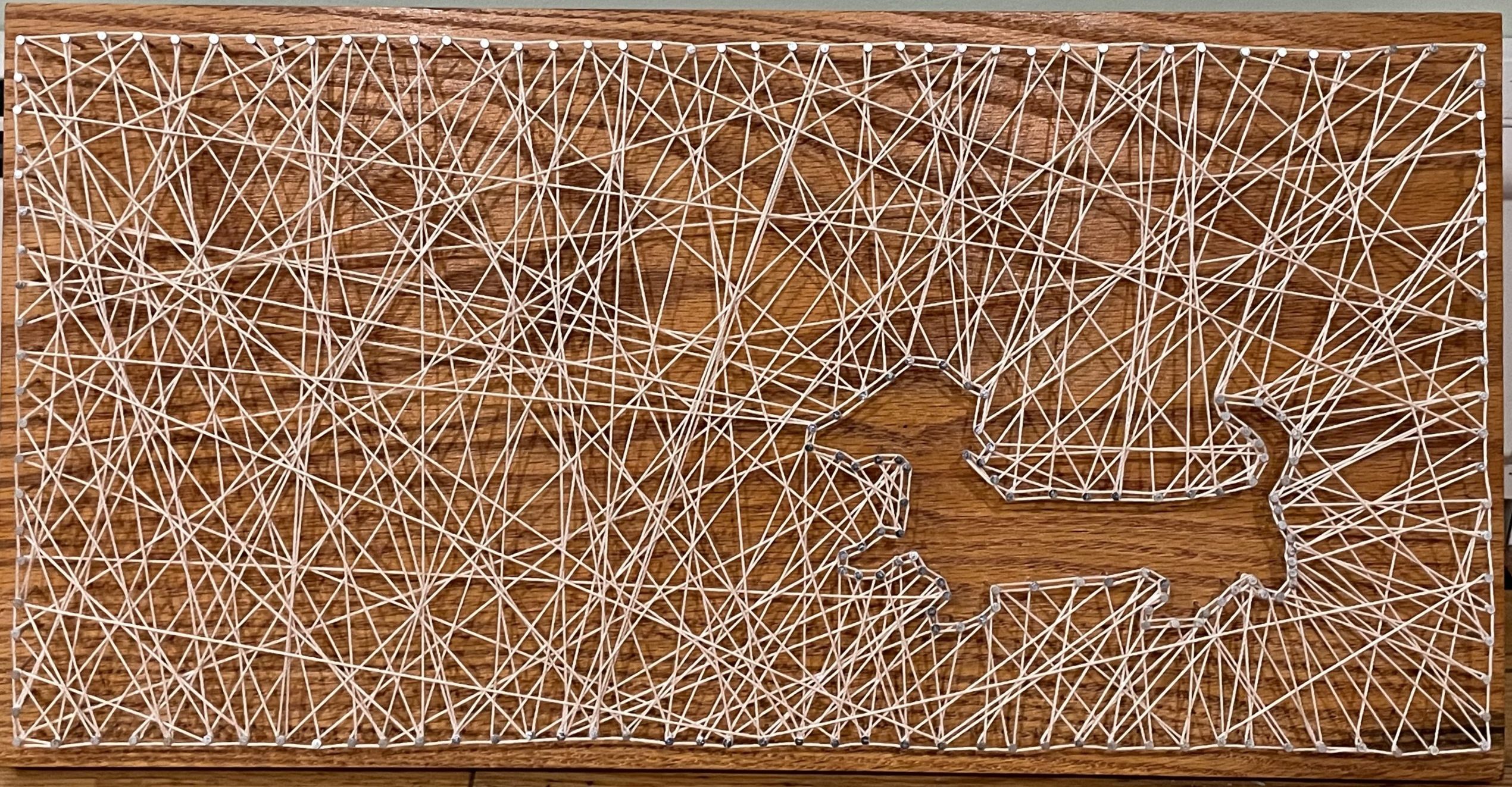 How to make DIY string art